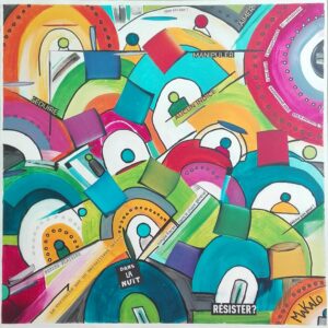 L'homme n'est que poussière 50x50