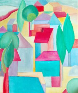 Village du sud 45,5x54,5