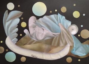 Plissé cosmique 21x30